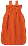 Disana Organic Knitted Merino Wool Baby Sleeping Bag 1 ORANGE (0-6m) by Disana