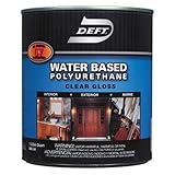 Deft Interior Exterior Water-Based Polyurethane Finish Gloss, Quart [並行輸入品]