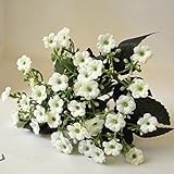 造花　ミラノの花　6本　 白