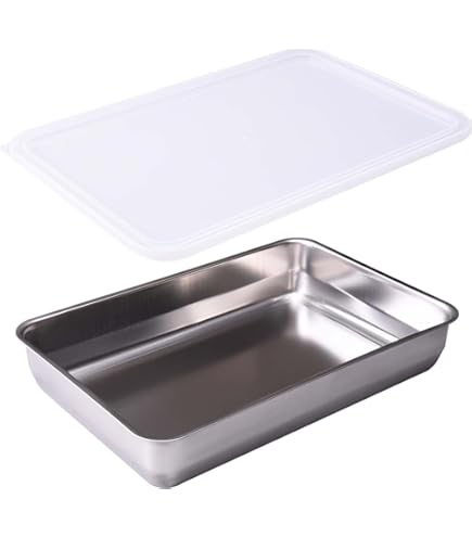 Amazon｜アカオアルミ PP蓋付バット(スノコ付) 大 アルミニウム合金