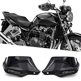 PEDAPENG For CB1300 CB 1300SF/SB 2019-2025 バイク用ハンドガード ハンドガード ウインドシールド 両手ハンドル 防風 cb1300 sf/sb バイクアクセサリー (ブラック) [並行輸入品]