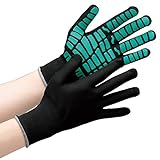 ミドリ安全 作業手袋 MHG134 ハイグリップ ブラック×グリーン M