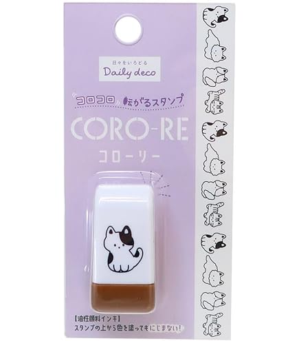 Amazon.co.jp: ちるにまるしーる[はんこ]CORO-RE コローリー 転がる