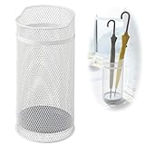 アンブレラスタンド 傘立て かさたて ラウンドメッシュ ホワイト 07926