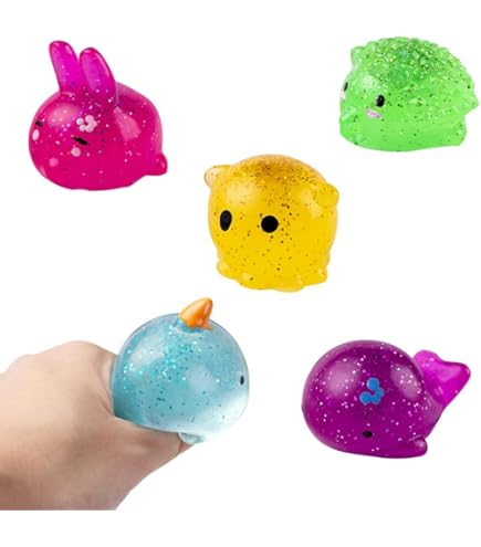 Amazon.co.jp: Homilius キラキラ スクイーズ 動物 ストレス解消グッズ