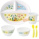 いないいないばあっ！PP製食器５点セット （コップXP11・お茶碗・小鉢・ランチ皿・スプーン＆フォーク）