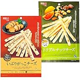 井上食品 いぶりがっこチーズ & トリプルナッツチーズ セット 各43ｇ