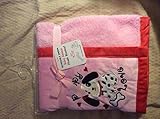 Reversible Sherpa Baby Animal Plush Blanket Dalmatian Pink/red by SL Baby Collection