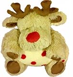 Plush Reindeer Toy & Plush Baby Blanket Toddler Set by Bean Sprout [並行輸入品]