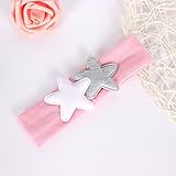 ベビー用ヘアバンド　お花柄 新生児 赤ちゃん 出産祝い 内祝い お宮参り 誕生日 100日記念 こどもの日 記念撮影 初節句に (pink)