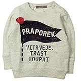 《H28年秋冬物》 nico hrat(ニコフラート) 製品洗い加工済み 30/10綿裏毛フラッグトレーナー 80cm/OM NO.B-260366