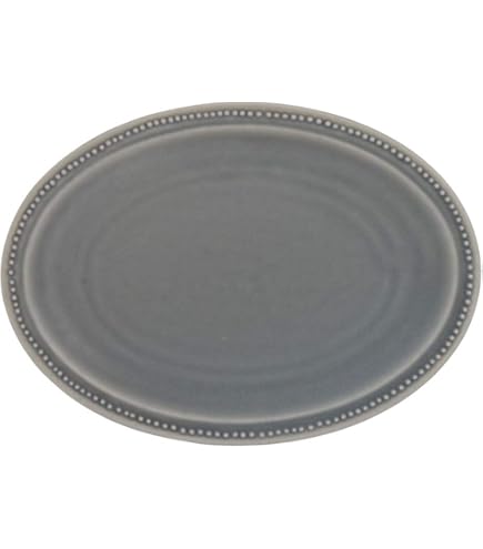 Amazon.co.jp: 吉田次朗 さん オーバル プレート 25 : ホーム＆キッチン