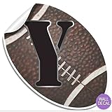 壁デカールLetterベビー名デカールステッカー装飾文字装飾スポーツ – 子供の赤ちゃんの保育園、男の子の寝室、子どもの遊び部屋by bugs-n-blooms Letter " Y " ブラウン Y