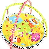 ファンタティック ベビージム プレイマット 丸形 音楽 楽しみ無限 [並行輸入品]