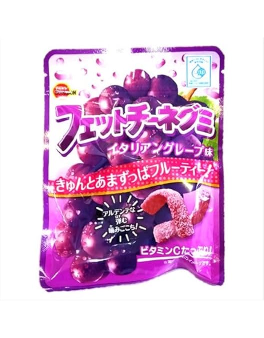 Amazon | ブルボン フェットチーネグミイタリアングレープ味 50g×10袋