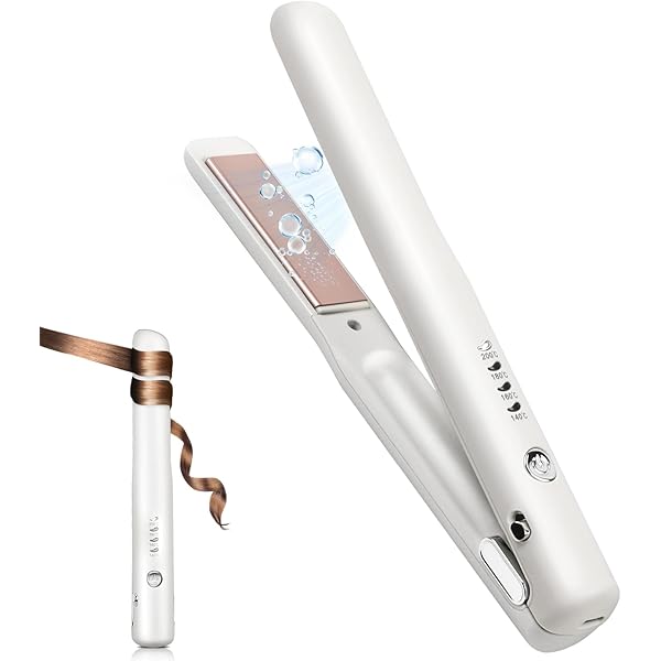 Amazon | ヘアアイロン コードレス 2way カール/ストレート 4段温度