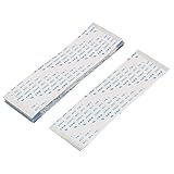 uxcell フレキシブルフラットケーブル フラットケーブル 20個 1.0mmのピッチ 30ピン AWM 80C 60V VW-1