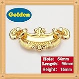 Dagly（TM）長さ95ミリメートル穴ピッチ64ミリメートル亜鉛合金キッチン家具はアンティークの寝室の引き出しがゴールデン色を扱うハンドル