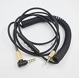 Marshall、Marshall 2、Marshall ブルートゥース、その他3.5ポートオーディオ・ヘッドフォン・ケーブル 交換用ヘッドフォンケーブルヘッドフォンケーブル延長コードライン
