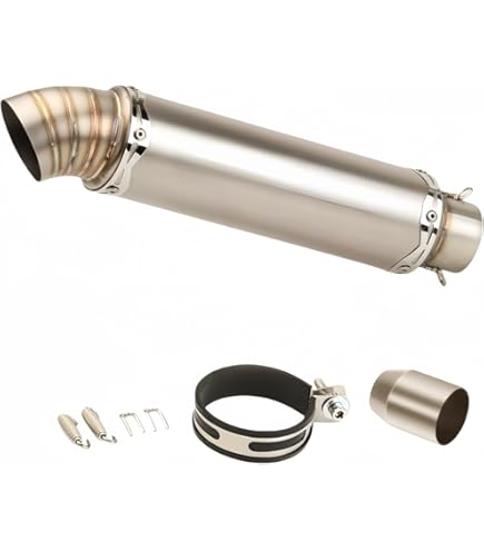 Amazon | Willthinleye スリップオンマフラー バイクサイレンサー 汎用