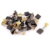 uxcell モーターカーボンブラシ 18mmx17mmx7mm パワーツールパート リードデザイン