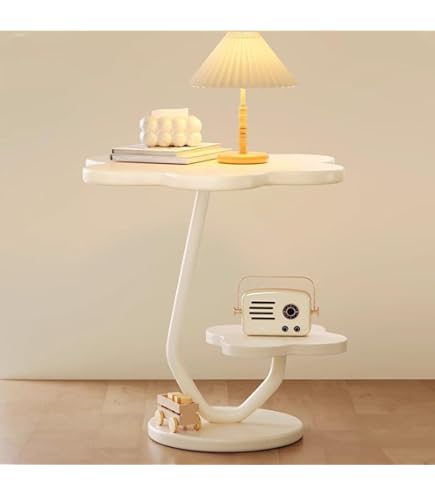 花・写真を飾ると素敵⭐️サイドテーブル、ナイトテーブル Amazon.co.jp: ナイトテーブル, 花の形の小さなコーヒーテーブル