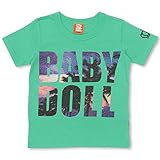 ベビードール SUNSETロゴTシャツ 子供服 100cm エバーグリーン