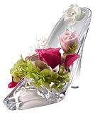 ミレニアムアート メヌエット デラックス ハイヒールクリア 花ピンク PZ324C P