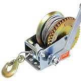 life_mart ハンドウインチ ワイヤー式 荷積作業に！1/2t仕様のハンドウインチ！