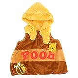 ディズニー くまのプーさん フード付き ベスト ベビー ボア[361100738] 80cm イエロー