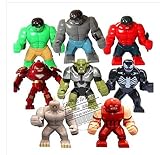 8pcs / lot Avengers Super heroehulk Buster Venom Green Goblinミニフィギュアおもちゃ/アイテム# g839gj uy-w8ehf312842