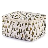 Moregem　ふとん収納袋 衣類収納 衣替え 冬布団整理　防虫・防カビ・抗菌防臭加工 ツリー柄