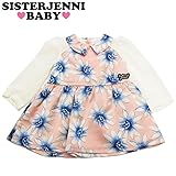 (ジェニィベビー)JENNI BABY デシン 花柄 ワンピース 95 ピンク(070)