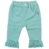 SCHNEE(スネー) ジャガード裾フリル七分パンツ 130cm /【07】グリーン NO.F-653455