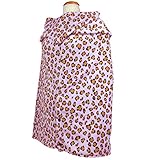 ポーチェ(pouche) 授乳ケープ フード付き　マイクロフリース　レオパード (パープル)