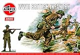 Airfix ヴィンテージクラシックス 第二次世界大戦 イギリス歩兵 1:32 第二次世界大戦 ミリタリージオラマ プラモデルフィギュア A02718V Sサイズ 未塗装
