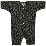 ロコ お祭用品 鯉口シャツカバーオール 菊小紋 (ベビー用)　1号