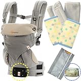 ベビーウエストベルト付エルゴベビー 抱っこ紐 360スリー シックスティ グレー　【日本正規品2年間保証付】本体＋パッド２個付 ERGO Baby