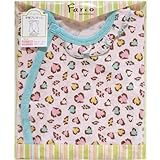 2014年 夏物 ハートヒョウ柄 半袖プレオール《60cm 70cm》ニシキ　Nishiki Baby's Fashion ピンク◇60-70cm