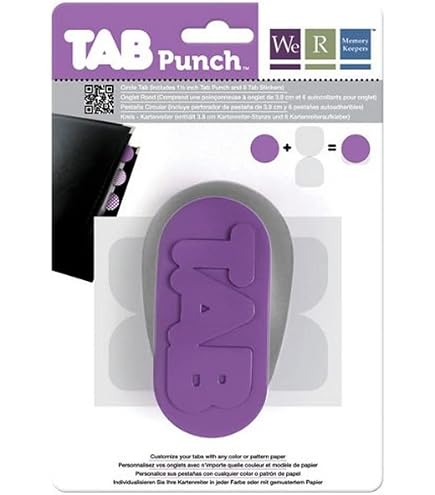 【We R Memory Keepers】タブパンチ Tab punch 4種類 Amazon.co.jp: We R MemorY Keepers Punch Board パンチボード