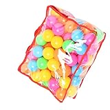 Refaxi ボールプール用 PEボール ボール カラーボール 子供のおもちゃ 子供遊び場用 海洋ボール 100pcs