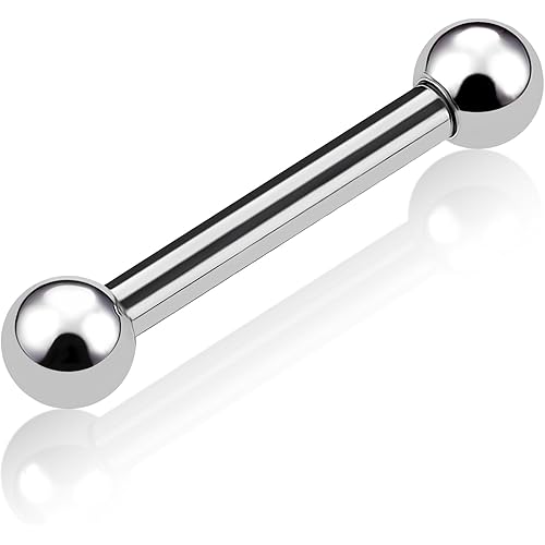 [From da Phactory] ストレートバーベル サージカルステンレス シルバー 軟骨ピアス ボディピアス1個