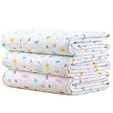 Baby Kid Mattress Waterproof Changing Pad Diapering Sheet Protector Menstrual Pads Pack of 3 (S (17.