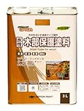 ニッペ 水性木部保護塗料 3L ウォルナット
