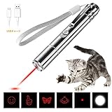 BESROY 猫 おもちゃ ペット用品 LEDポインター USB充電式 ペットおもちゃ 6モー...