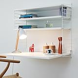 String（ストリング）System「 BASIC WALL DESK 01 」ホワイトxホワイトフレーム BASICWALLDESK02