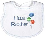 Raindrops Little Brother Embroidered Bib, Blue by Raindrops [並行輸入品]