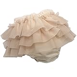 日本製 ベビー スカート ブルマ トリプル チュール プラチナムベイビー (ベージュチュール)