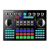 Zeafree K1 コンピューター フォン ボイスチェンジャー HiFi ライブサウンドカード ミキサー ボード ストリーミング オーディオ 5.0 ユニバーサル