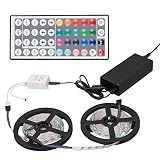 10M RGB Flexible LED Strip Lights Kit, Super Bright 150 Units 5050 LEDs, 30 LEDs/M, requires DC 12V,
